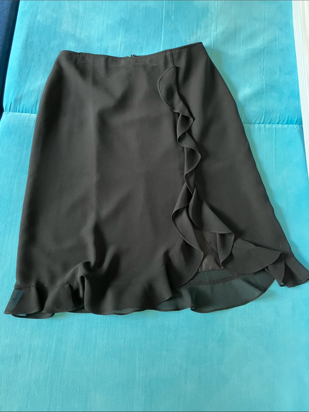 JOSEPH Ribkoff black skirt dress classic woven detailed embellishment crepe 14